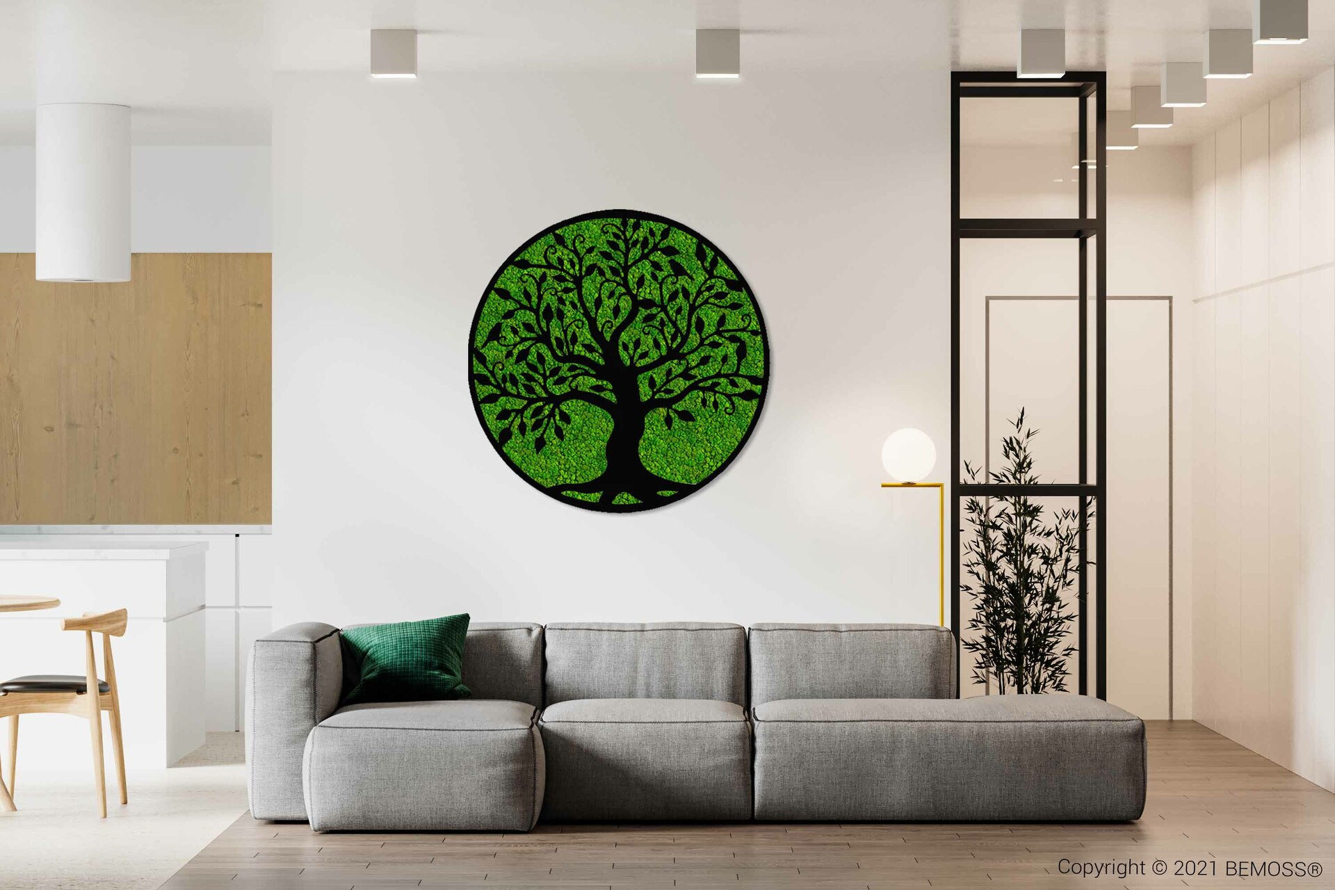 MOSS ART Tree of Life Circle (45''x45'') - BEMOSS